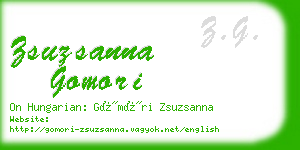 zsuzsanna gomori business card
